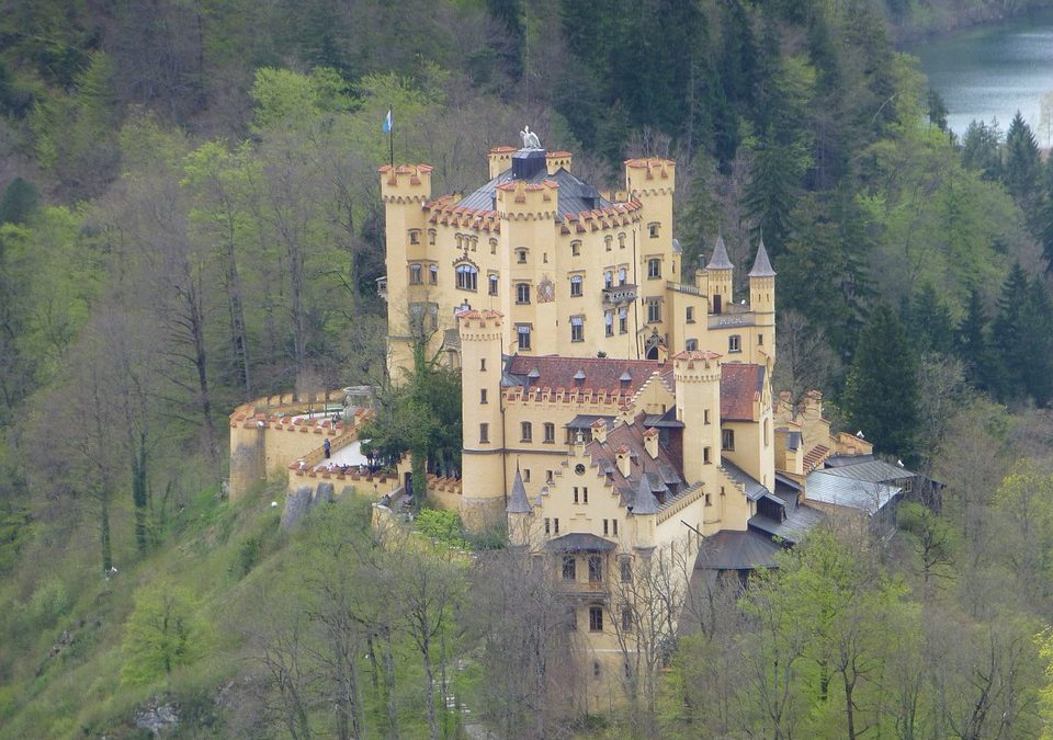 Il castello di Hohenschwangau nei pressi di Füssen
